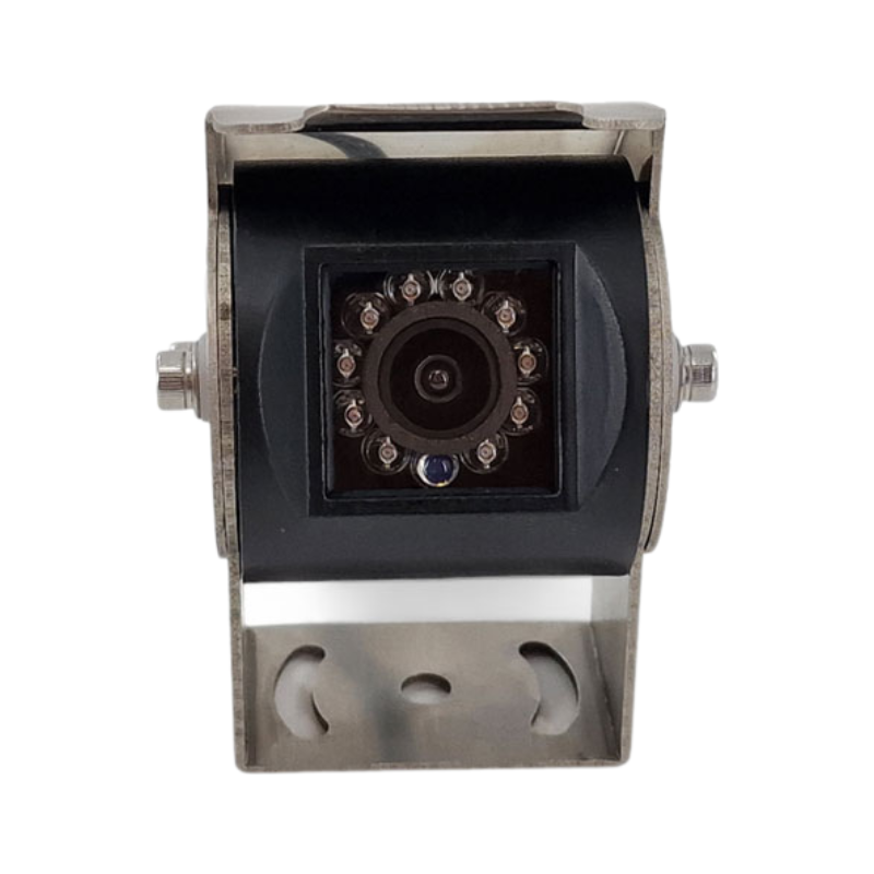 Black Reversing Camera Polished Stainless Steel bracket | Sony CCD | 4 pin connector