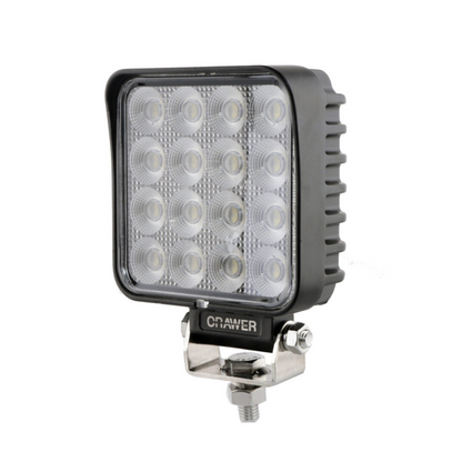 Crawer 48W Square with 2 meter cable LED Work Light - CR-2001