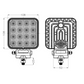 Crawer 48W Square with 2 meter cable LED Work Light - CR-2001