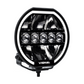 Vignal Driving Light Round, 7" Amb/Wht DRL, 108w, 10-30v