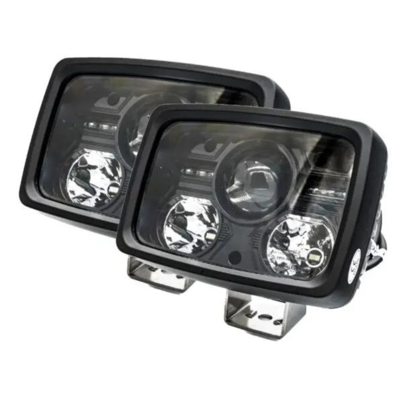 Crawer LED Headlight Set Universal Rectangle - CR-3017S