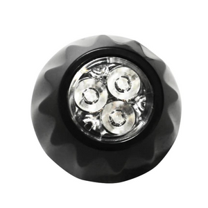 White 3 LED Blast Surface Mounted Directional Warning Strobe- Covert Series