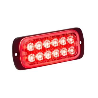 Red 12 LED Directional Lamp - Super Thin Series ST26